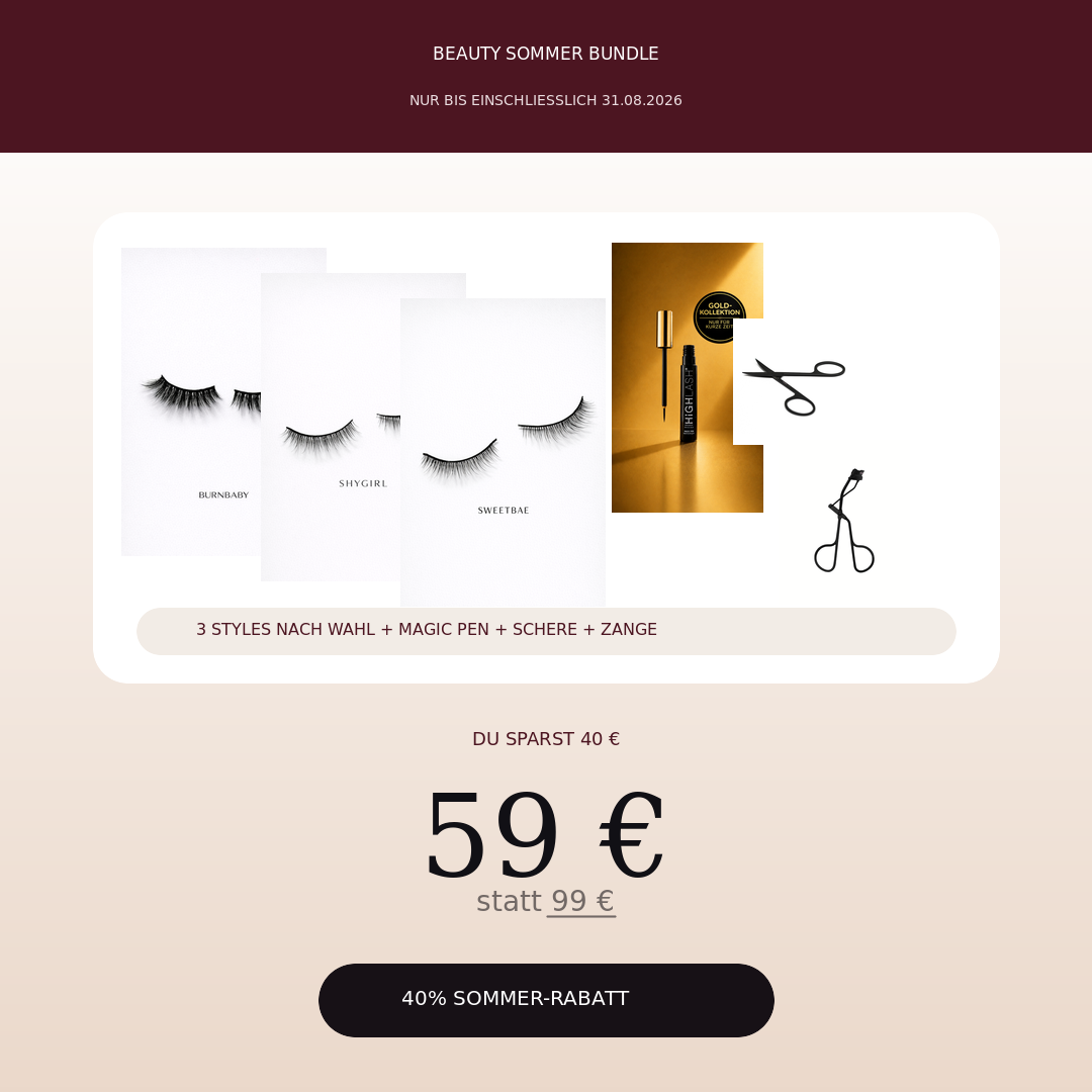 Beauty Sommer Bundle für 59 Euro statt 99 Euro