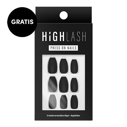 Gratis Press On Nails - Matte Black