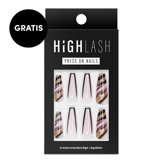Gratis Press On Nails - Glam Gold