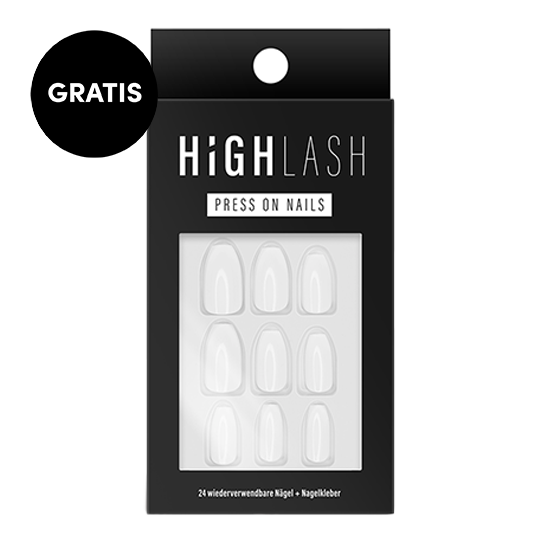 Gratis Press On Nails - Glossy White