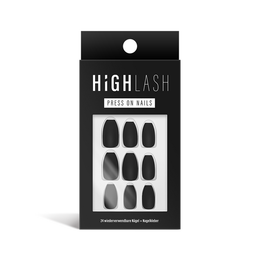 Press On Nails - Matte Black