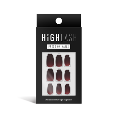 Press On Nails - Ombre Red